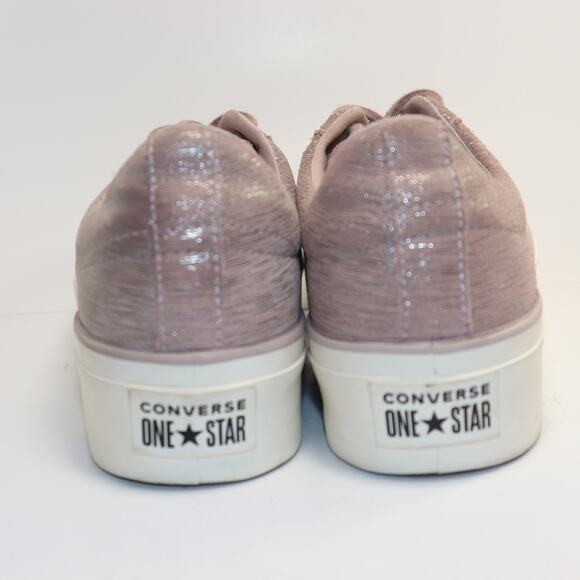 Converse One Star Platform Pink Ox Women's 10.5 Sneakers Fashion Shoes - Picture 4 of 6